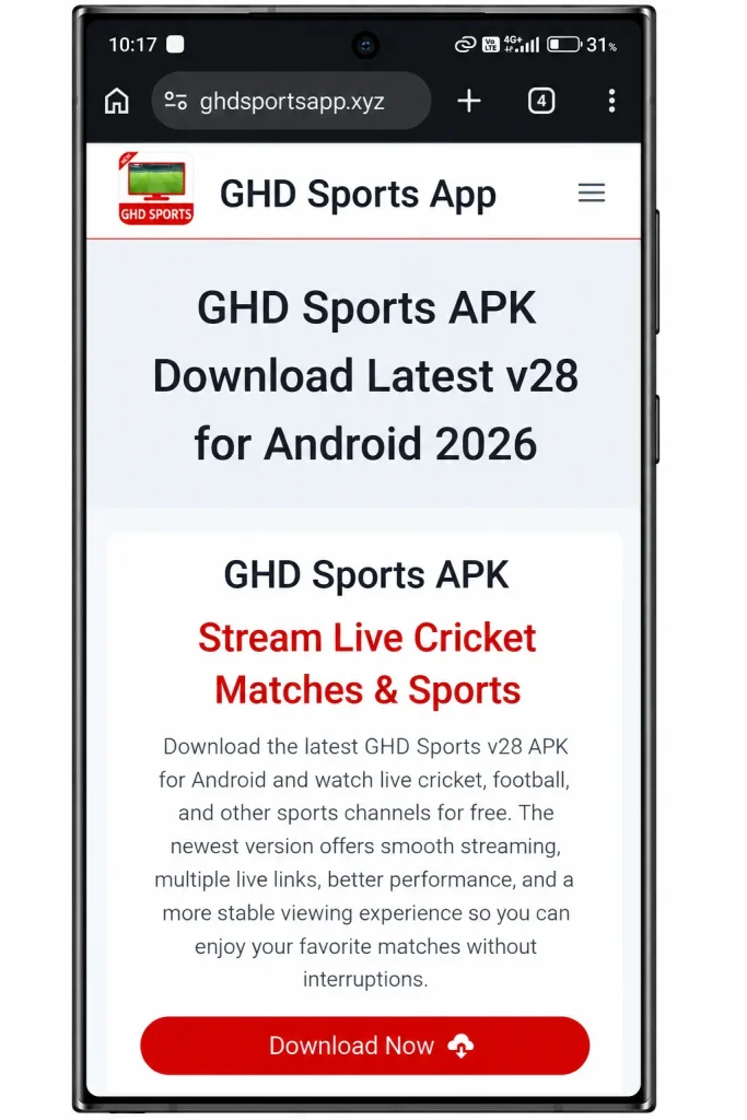 GHD Sports APK Download