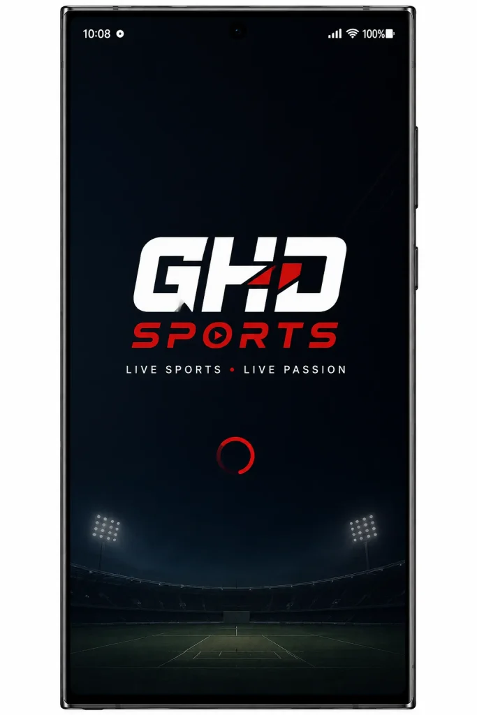 GHD Sports Startup Screen